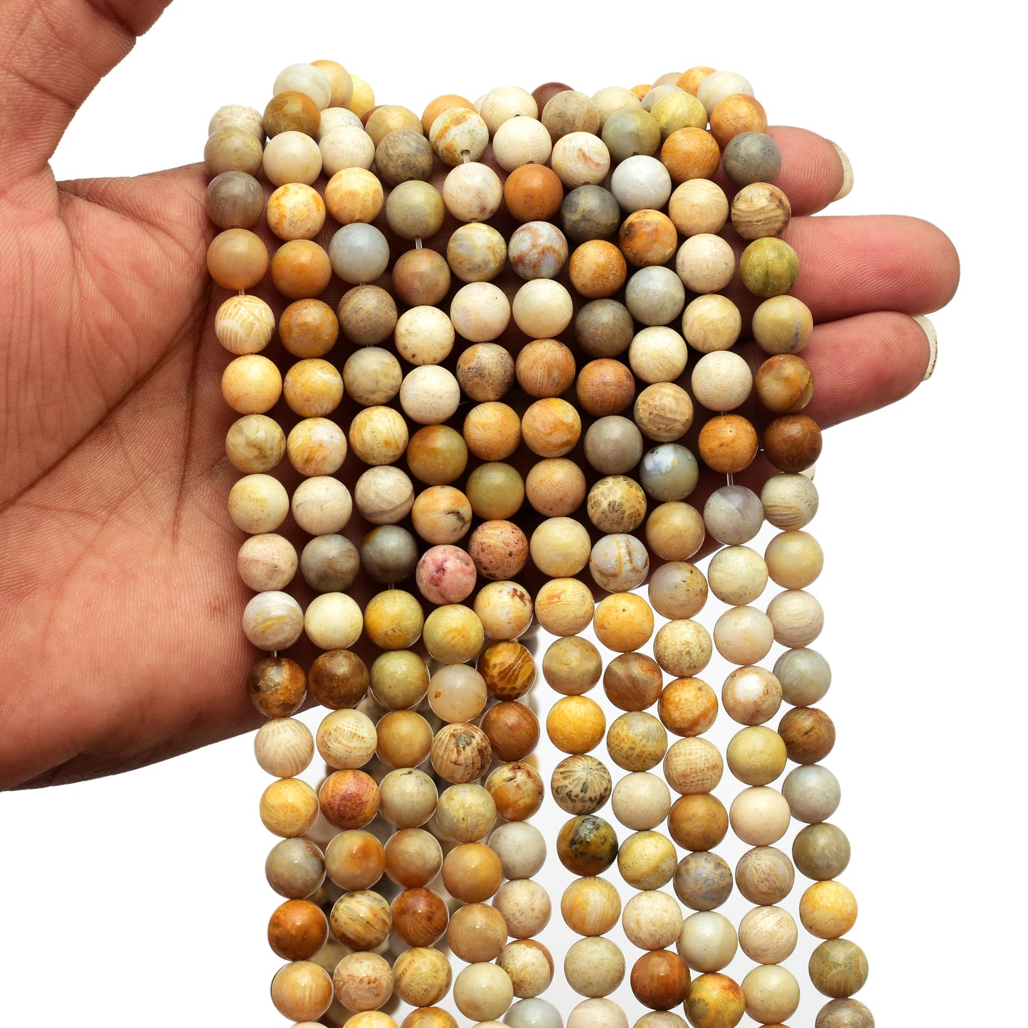Kamal Gems | Fossil Coral Gemstone Beads