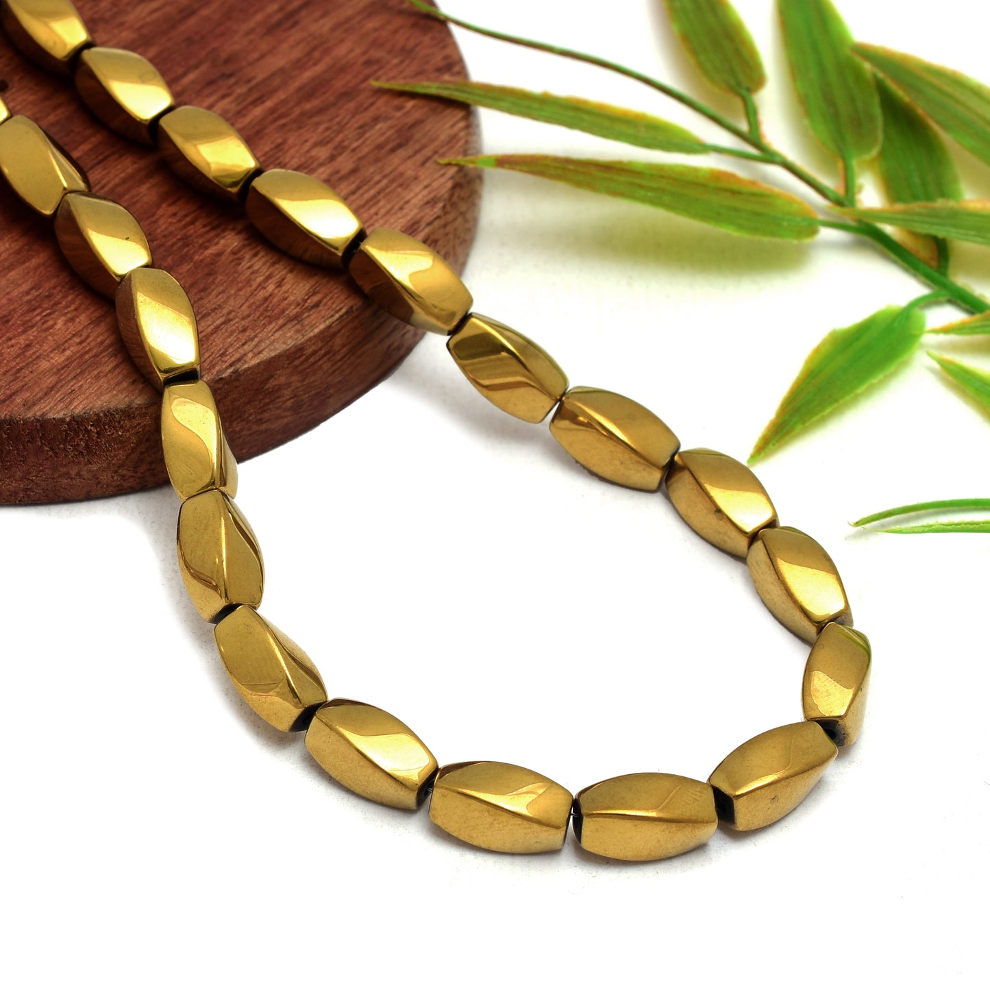 Kamal Gems | Fancy-Shaped Hematite Beads Strand