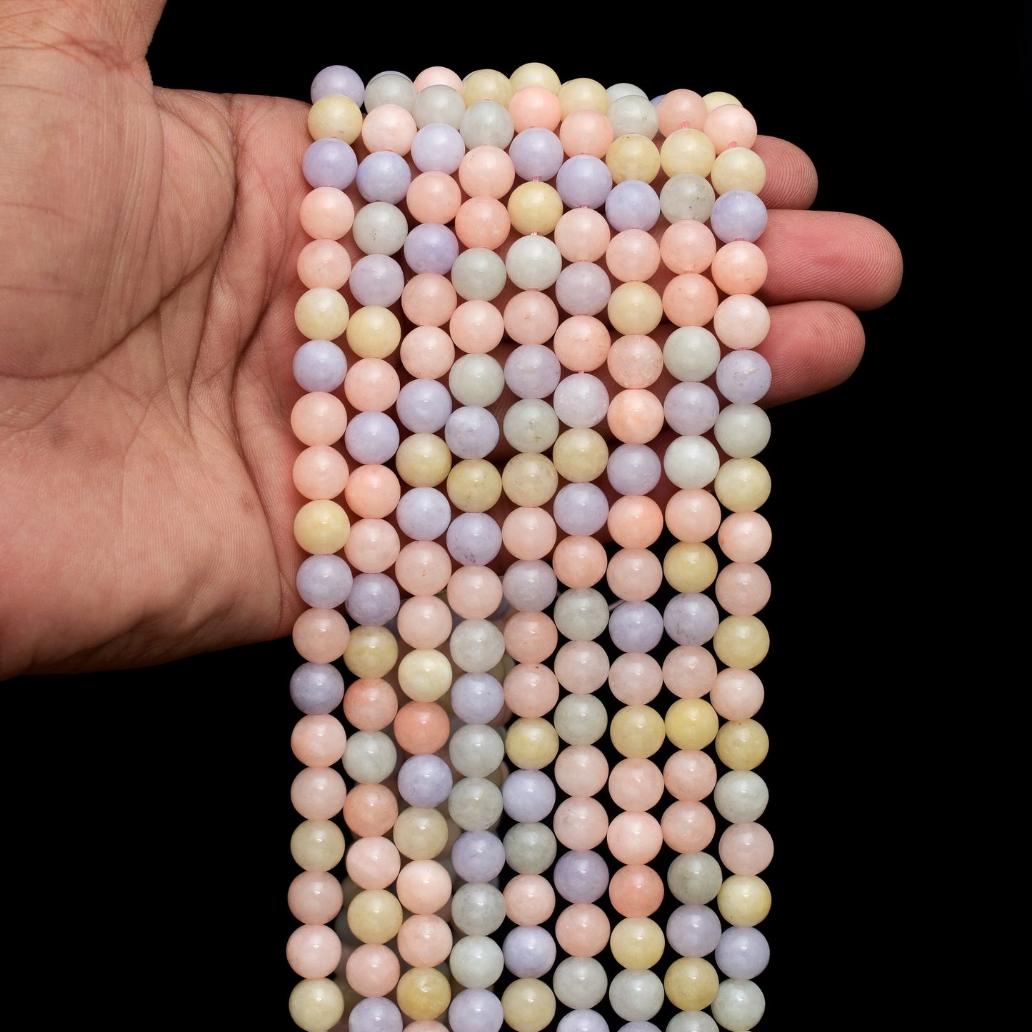 Kamal Gems | Morganite (Dyed) Gemstone Bead Strand, 15"