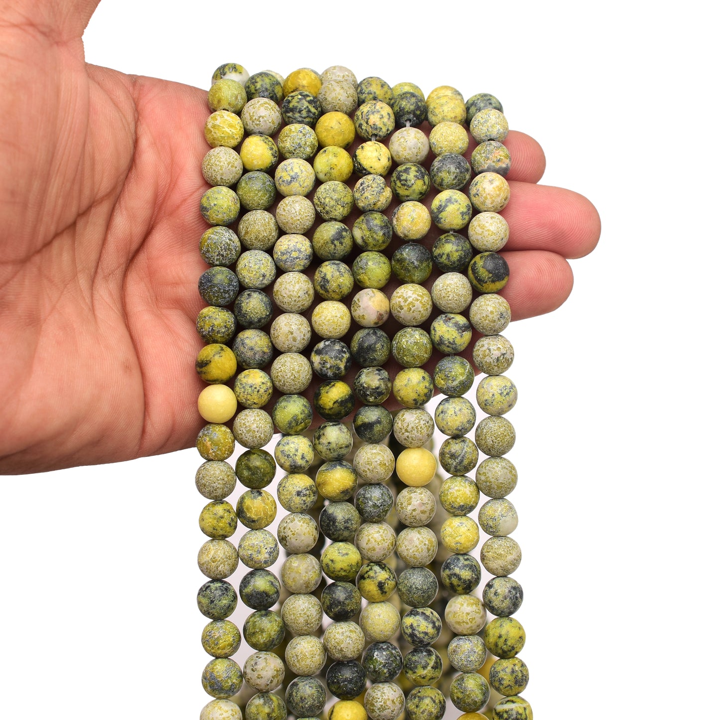 Kamal Gems | Serpentine Gemstone Beads Strand, 15"