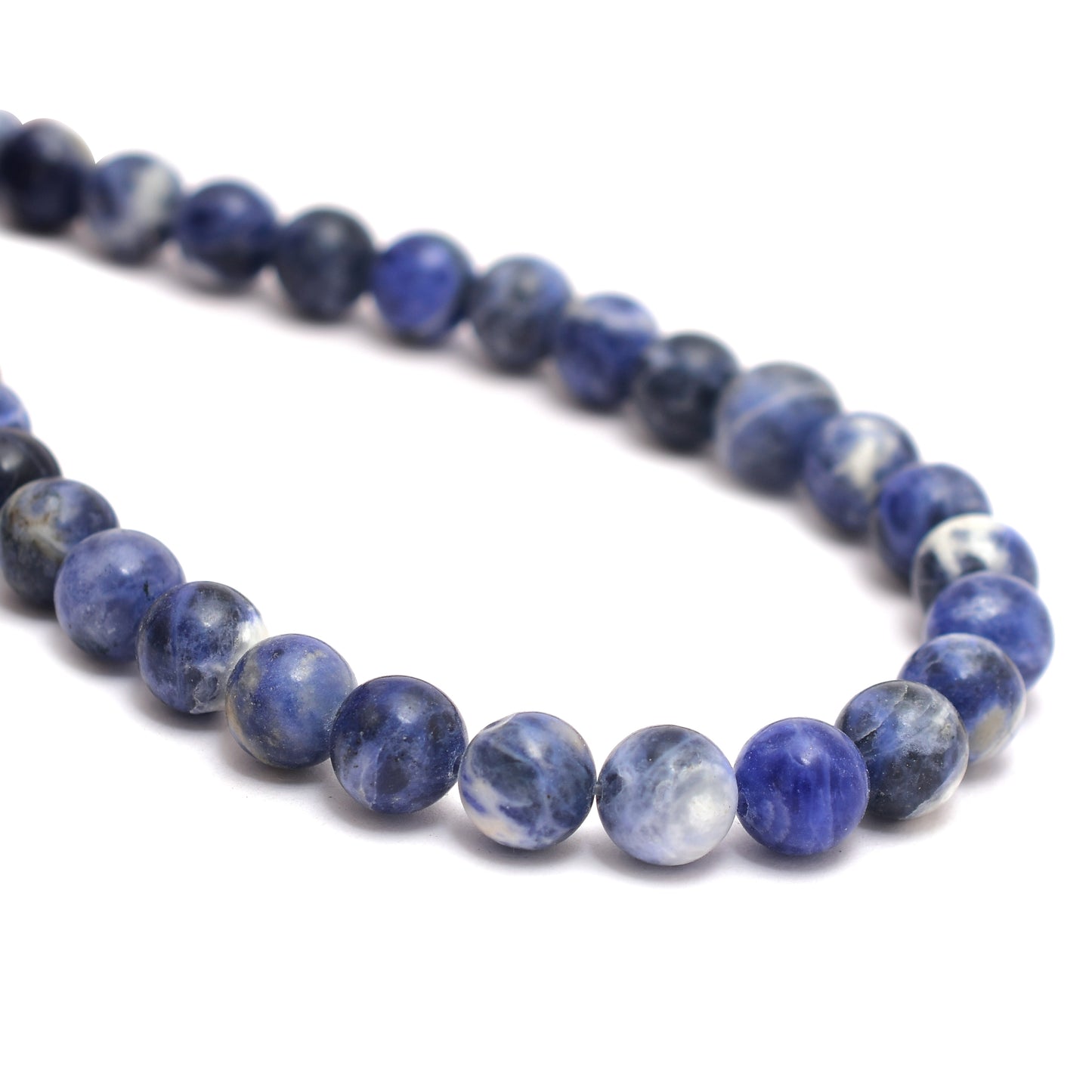 Kamal Gems | Sodalite Gemstone Bead Strand, 15"