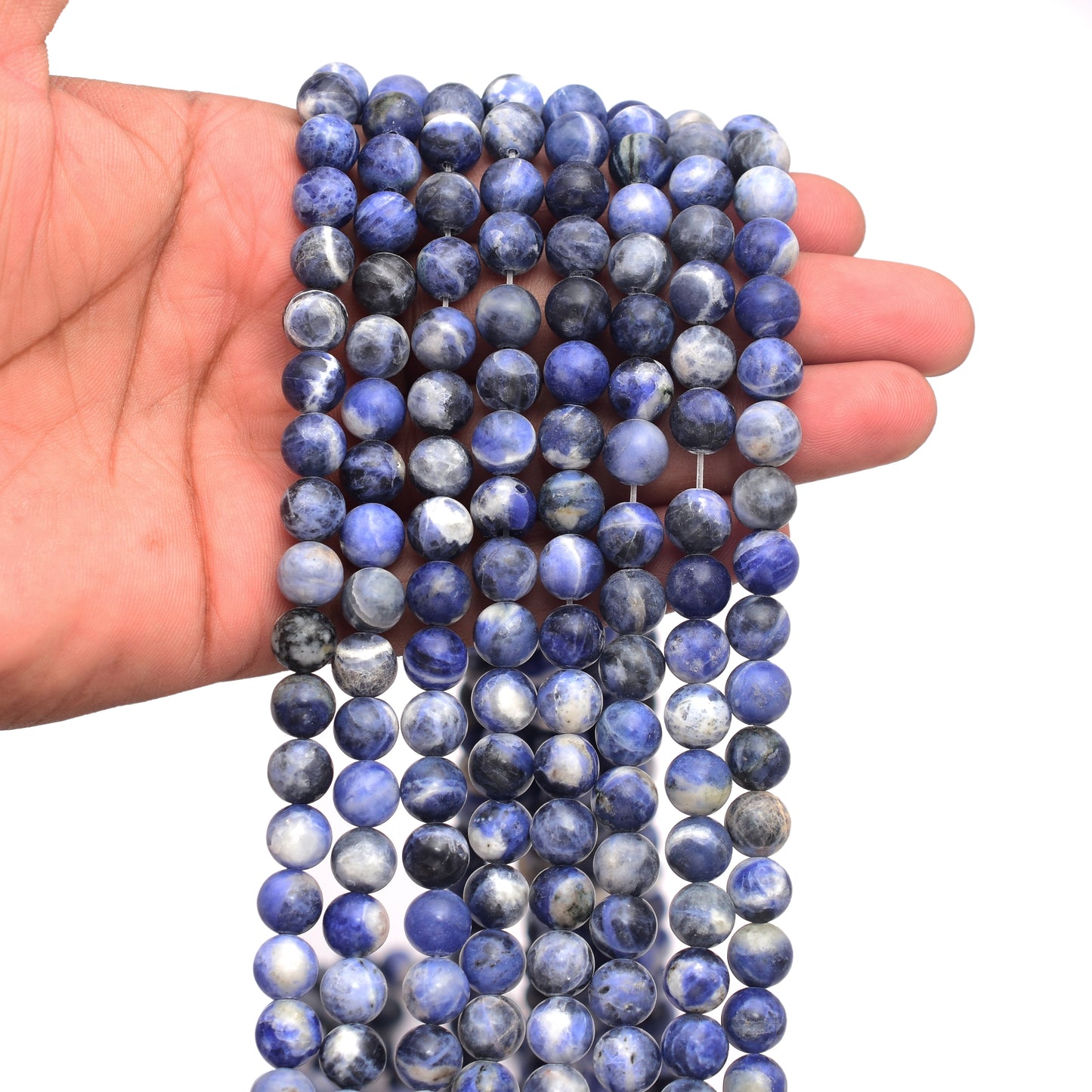 Kamal Gems | Sodalite Gemstone Bead Strand, 15"