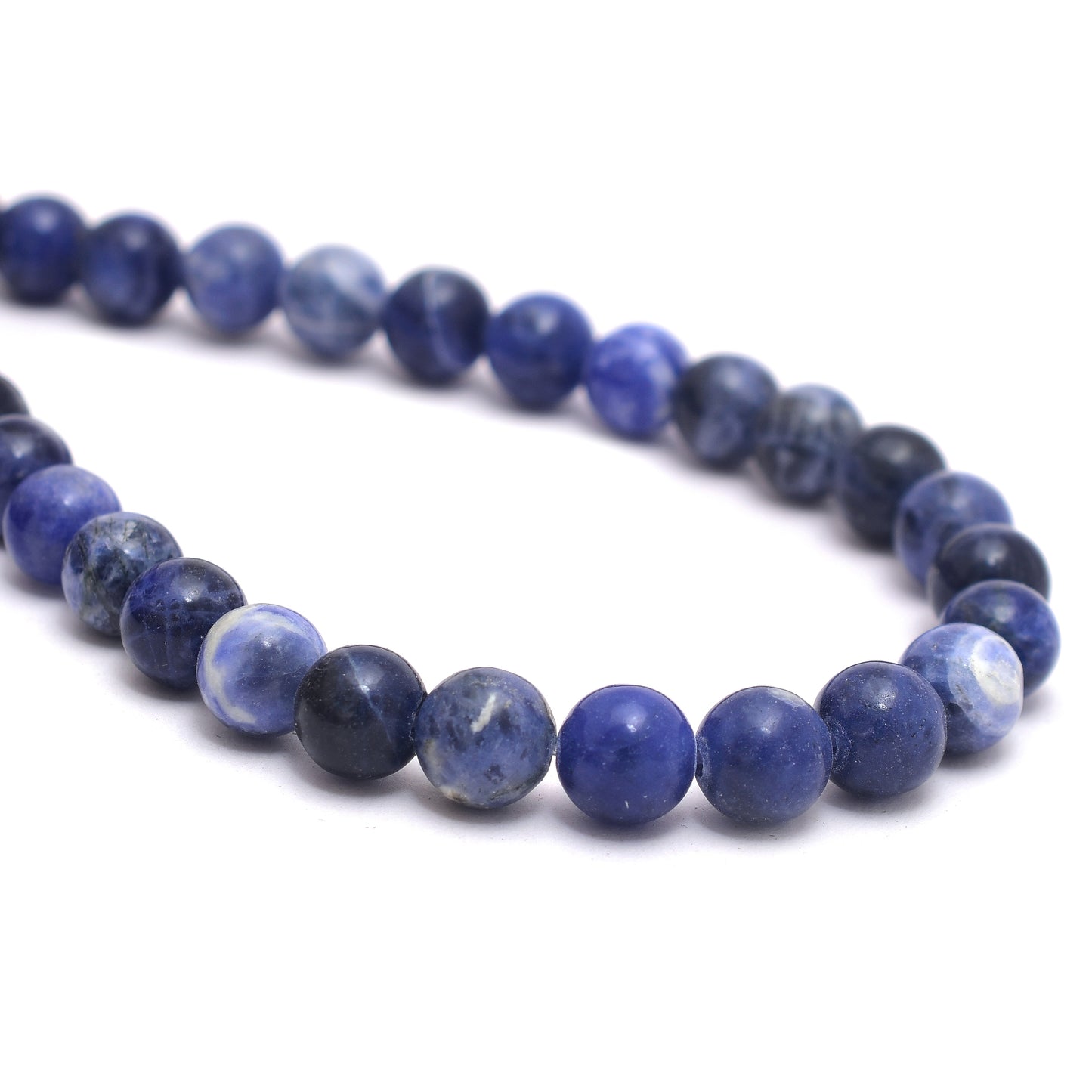 Kamal Gems | Sodalite Gemstone Bead Strand, 15"