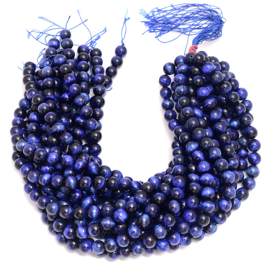 Kamal Gems | Star Tiger Eye Gemstone Bead Strand, 15"