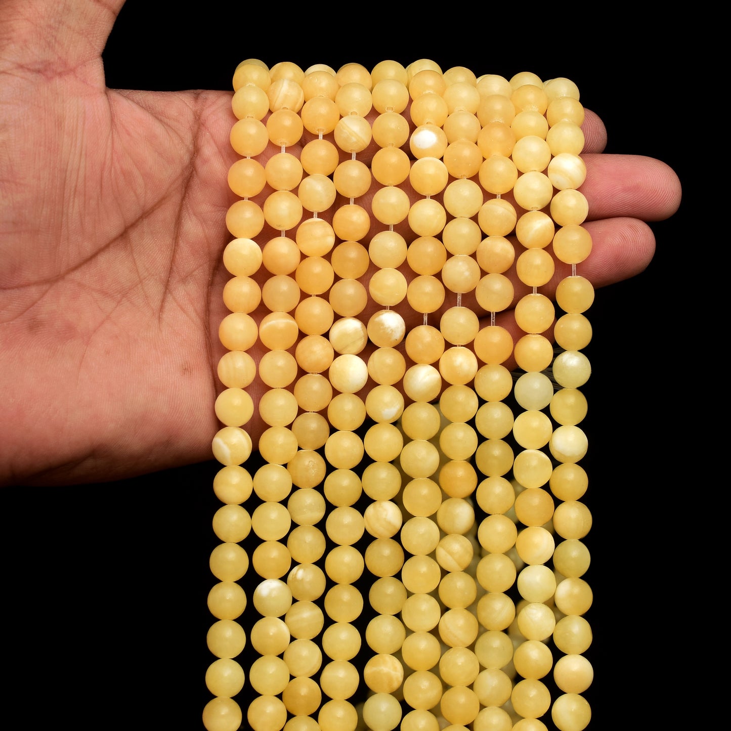 Kamal Gems | Calcite Gemstone Bead Strand, 15"