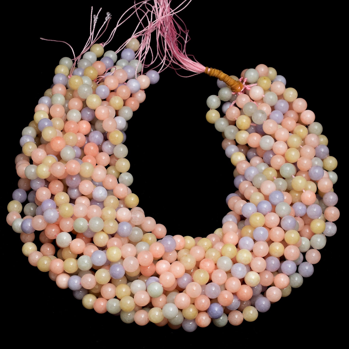Kamal Gems | Morganite (Dyed) Gemstone Bead Strand, 15"