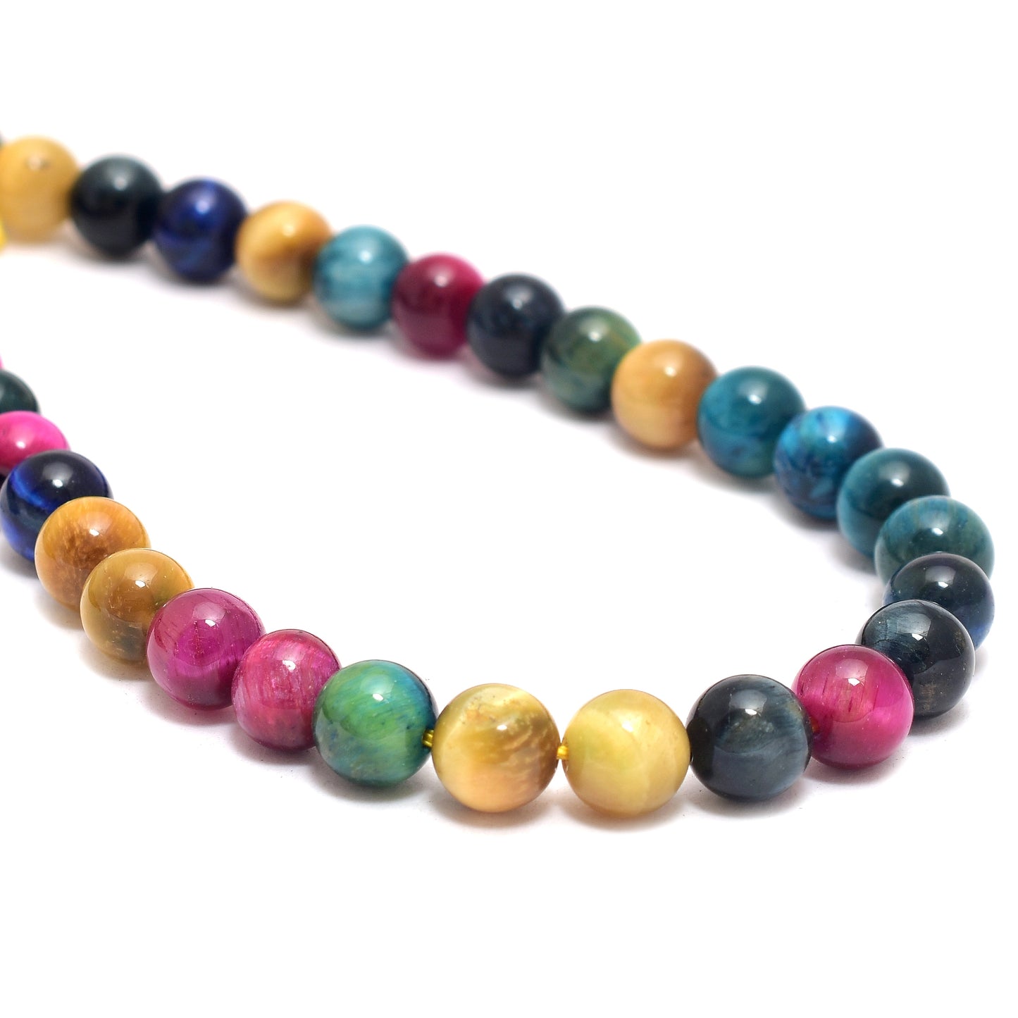 Kamal Gems | Star Tiger Eye Gemstone Bead Strand, 15"