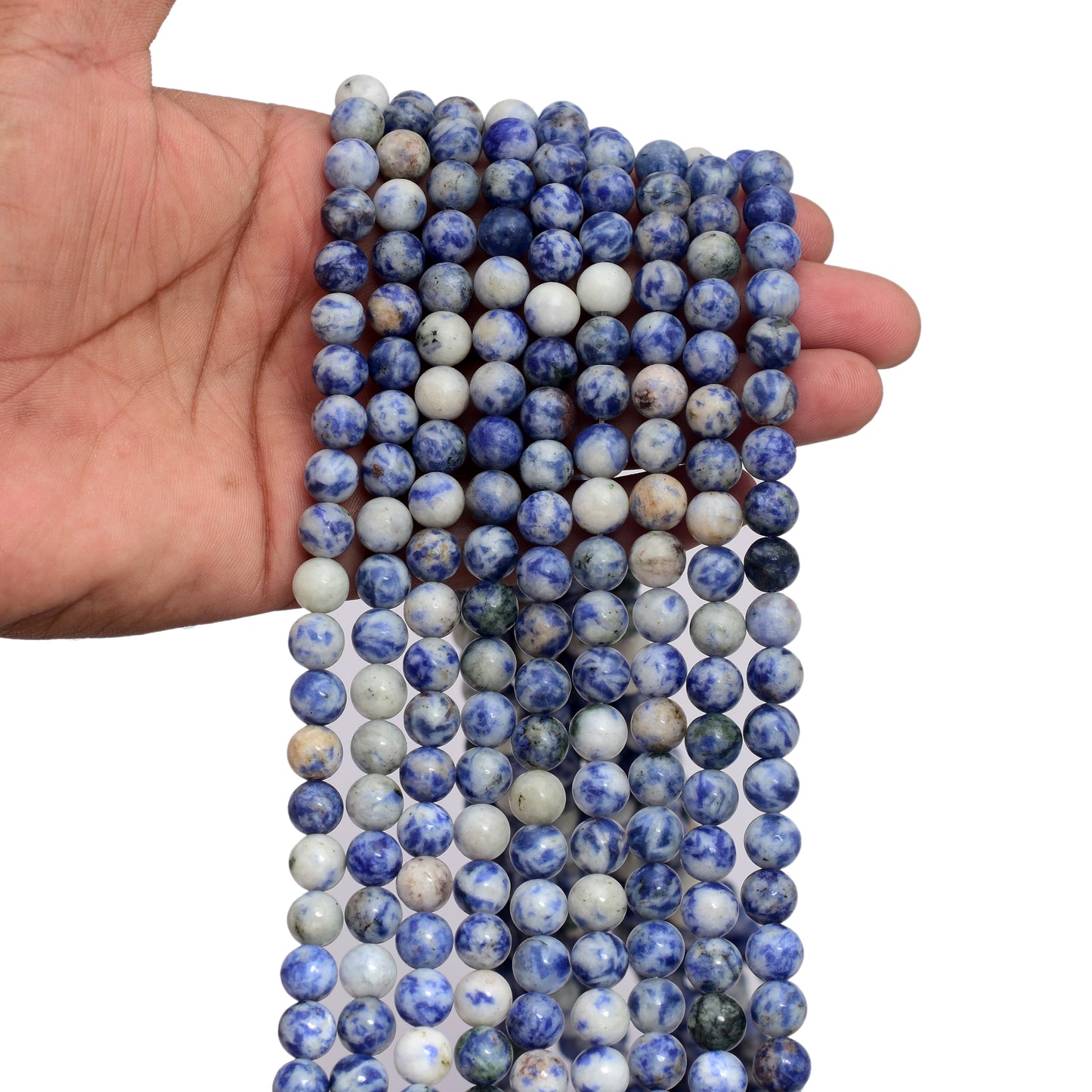 Kamal Gems | Sodalite Gemstone Bead Strand, 15"